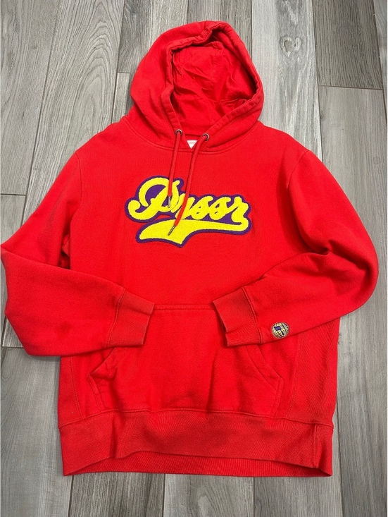 Other - Passer Red Hoodie with Yellow and Purple Logo, Size M